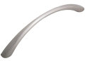 Håndtak flat bue stål 128 mm - 2 stk. 